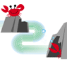 イラスト　さわがに
