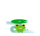 イラスト　かえる