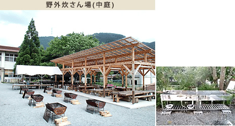 野外炊さん場(中庭)